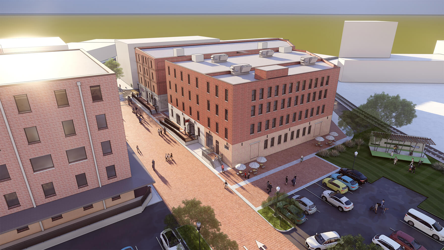 Upscale Residential and Commercial Space for Rent, Painters Row, Louisville Apartment Rentals, Commercial Space Portland Neighborhood